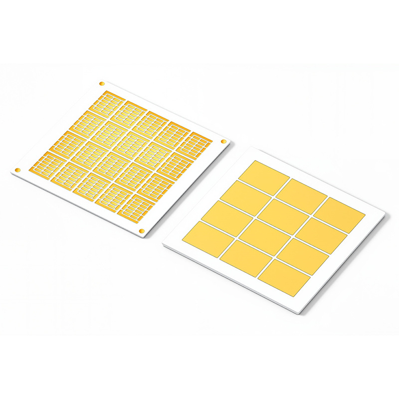 High-precision DPC alumina gold-plated ceramic circuit boards for consumer electronics