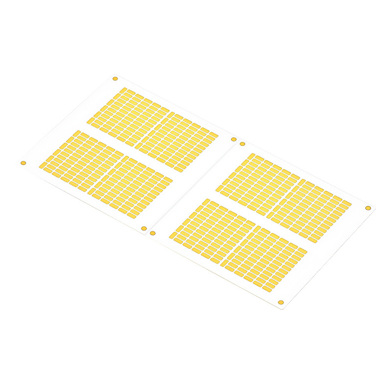 Electronic circuit board, DPC alumina gold-plated process, ceramic board, high-temperature resistant and corrosion-resistant ceramic circuit board