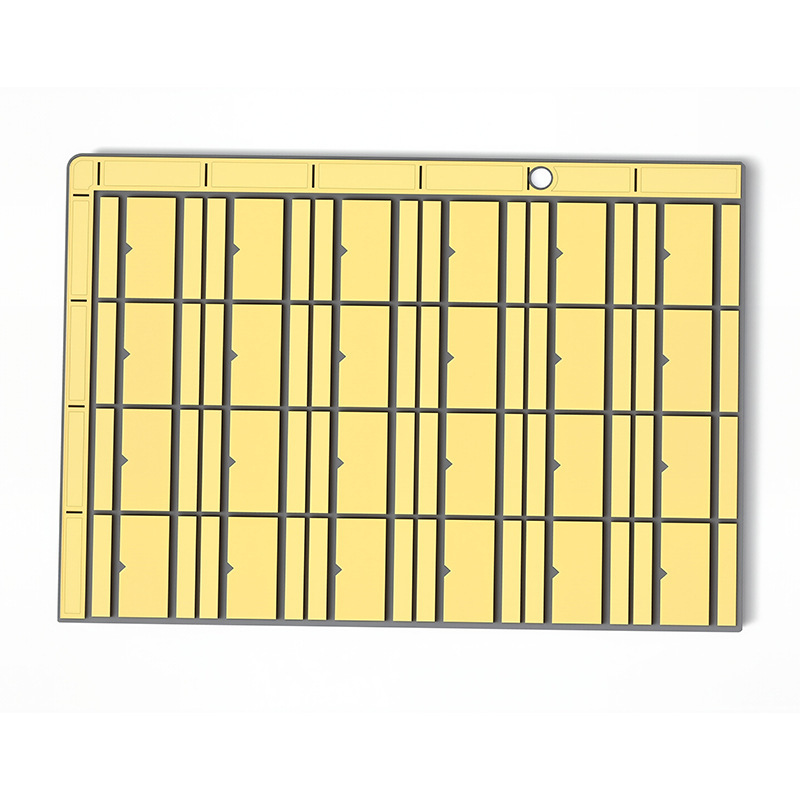 Medical series ceramic circuit boards, custom-made DPC aluminum nitride gold-plated process ceramic boards, high-precision ceramic boards