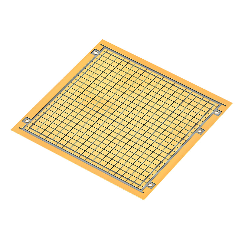 DPC aluminum nitride gold-plated process ceramic board, consumer electronics ceramic circuit board, heat dissipation precision electronic circuit board