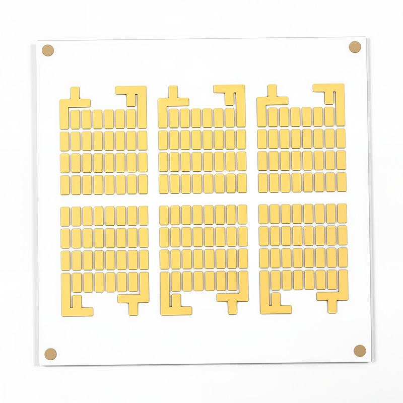 DPC alumina gold-plated ceramic board, DPC high-precision circuit, high-temperature resistant DPC high-precision circuit board