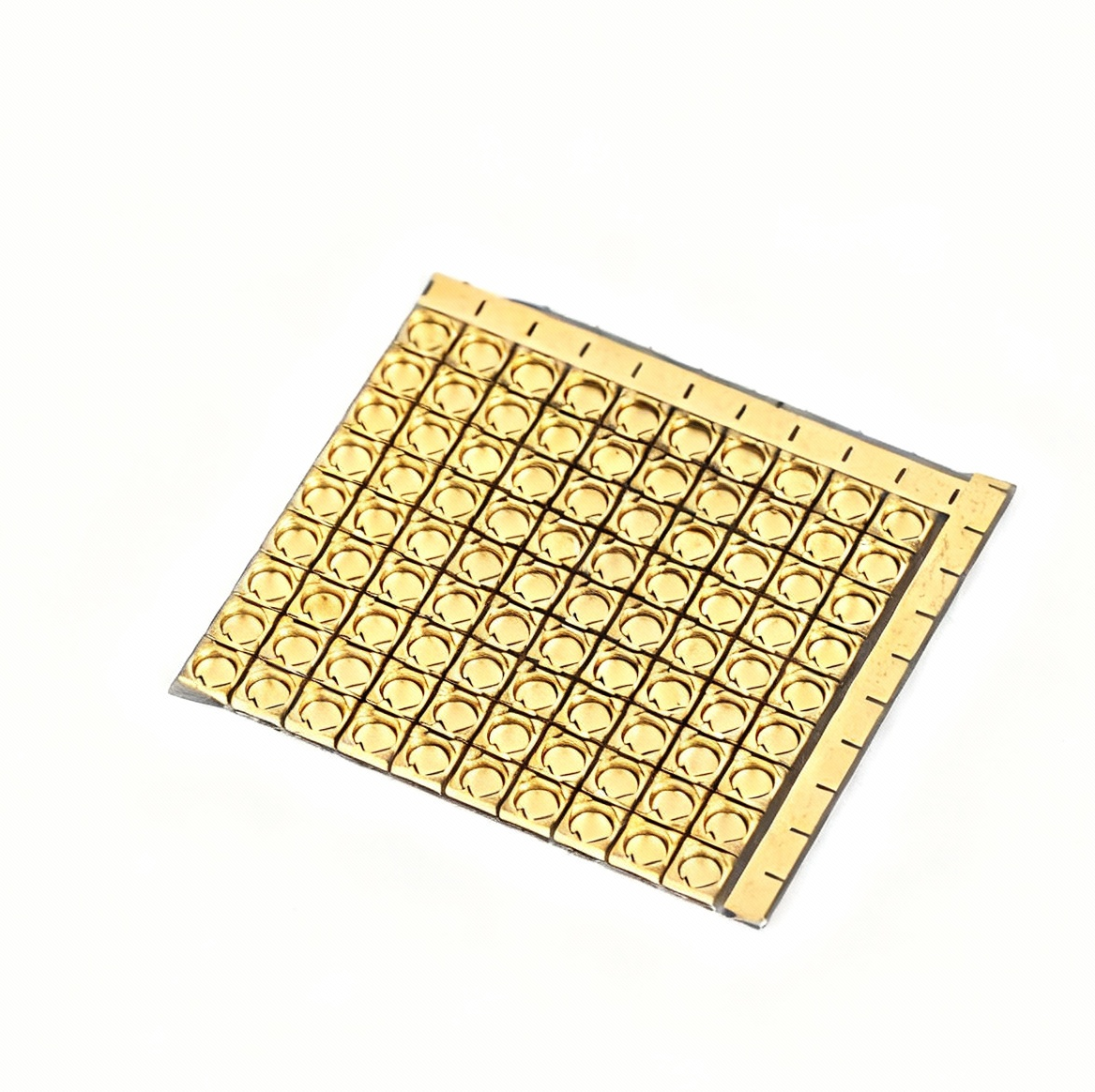 DPC aluminum nitride gold-plated process ceramic board custom-sized ceramic circuit board aluminum oxide high-precision ceramic board