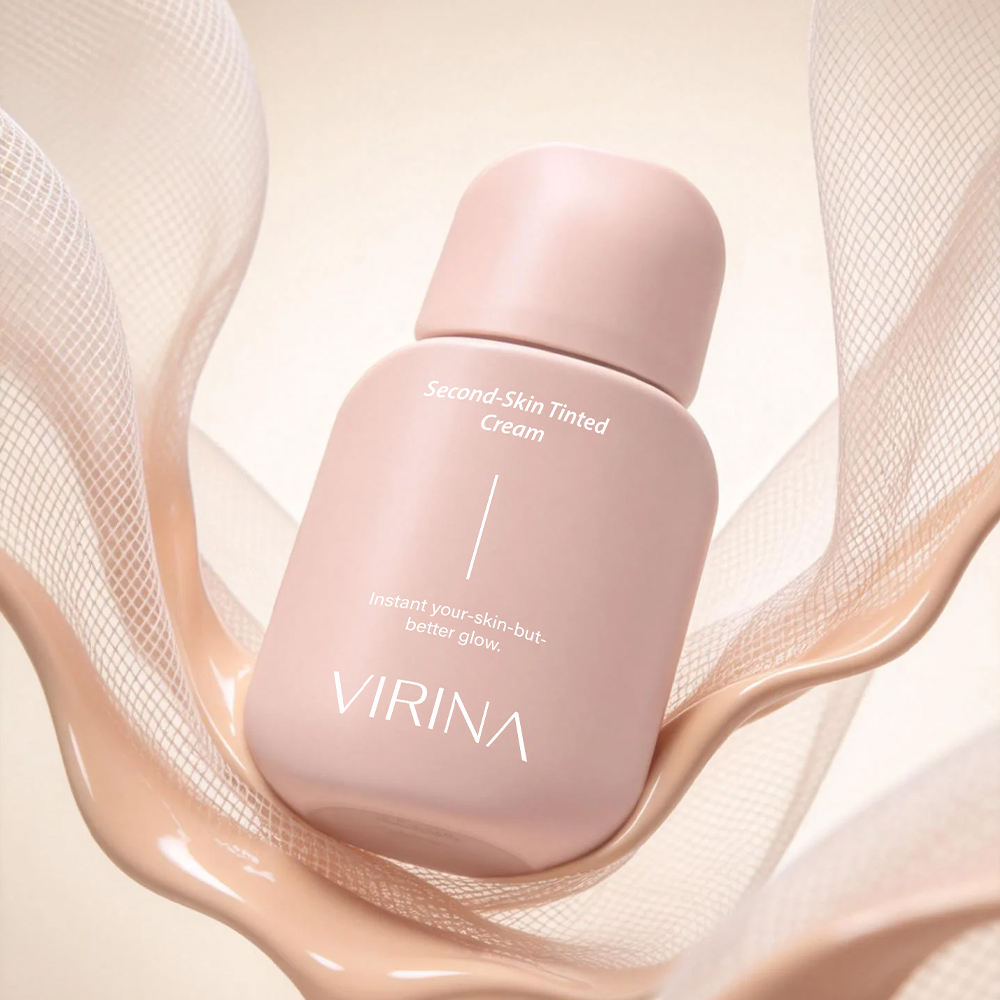 Second Skin Tinted Cream Moisturizer Serum-infused foundation