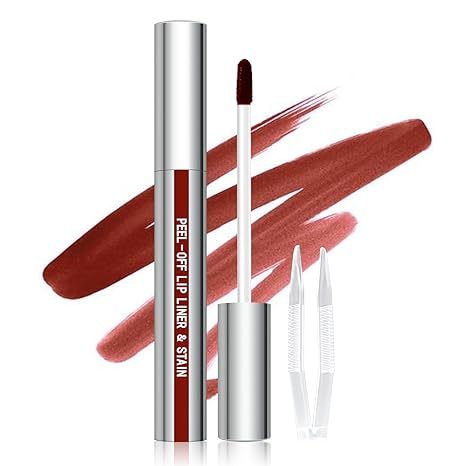 Peel Off Lip Liner Stain Matte Finish, Long Lasting, Waterproof,Transfer-proof Lipgloss-Chingo