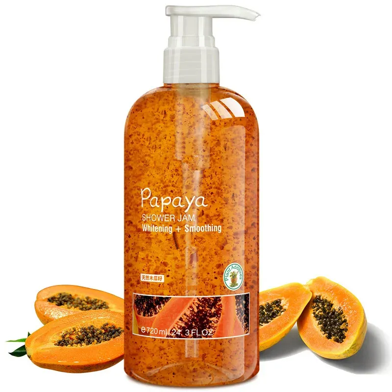 Papaya Extract Whitening Body Wash Private Label Shower Gel-Chingo