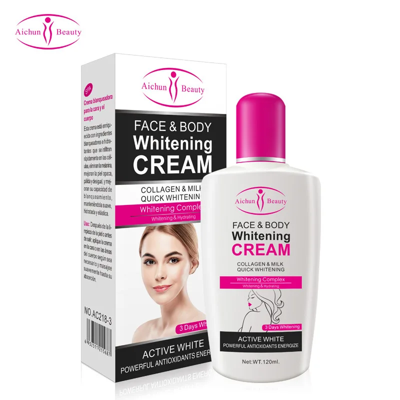 Whitening Body Lotion Brightening Moisturizing Face and Body Cream-Chingo