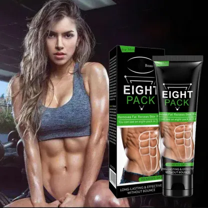 Men's weight loss eight-pack abs flat belly cream abdominal muscle abdomen body stomach waist slimming cream-Chingo