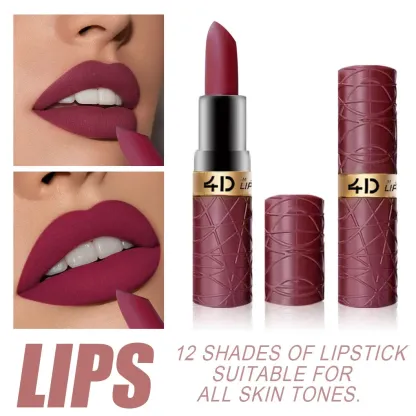 Best Seller Customize Logo 6 PCS 1 Set Matt Luxury Waterproof Lip Shades Lipstick Sets-Chingo
