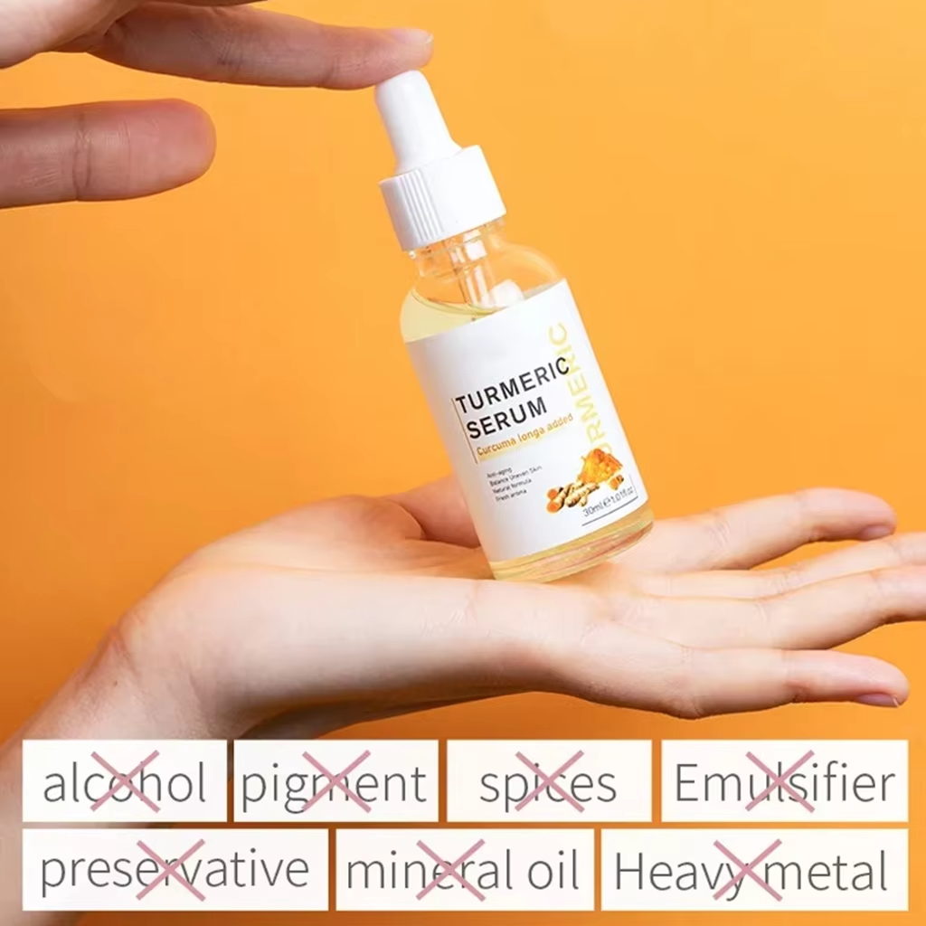 Acne Dark Patches Acne Bright Skin Dark Spot Corrector Body Face Turmeric Oil Serum-Chingo