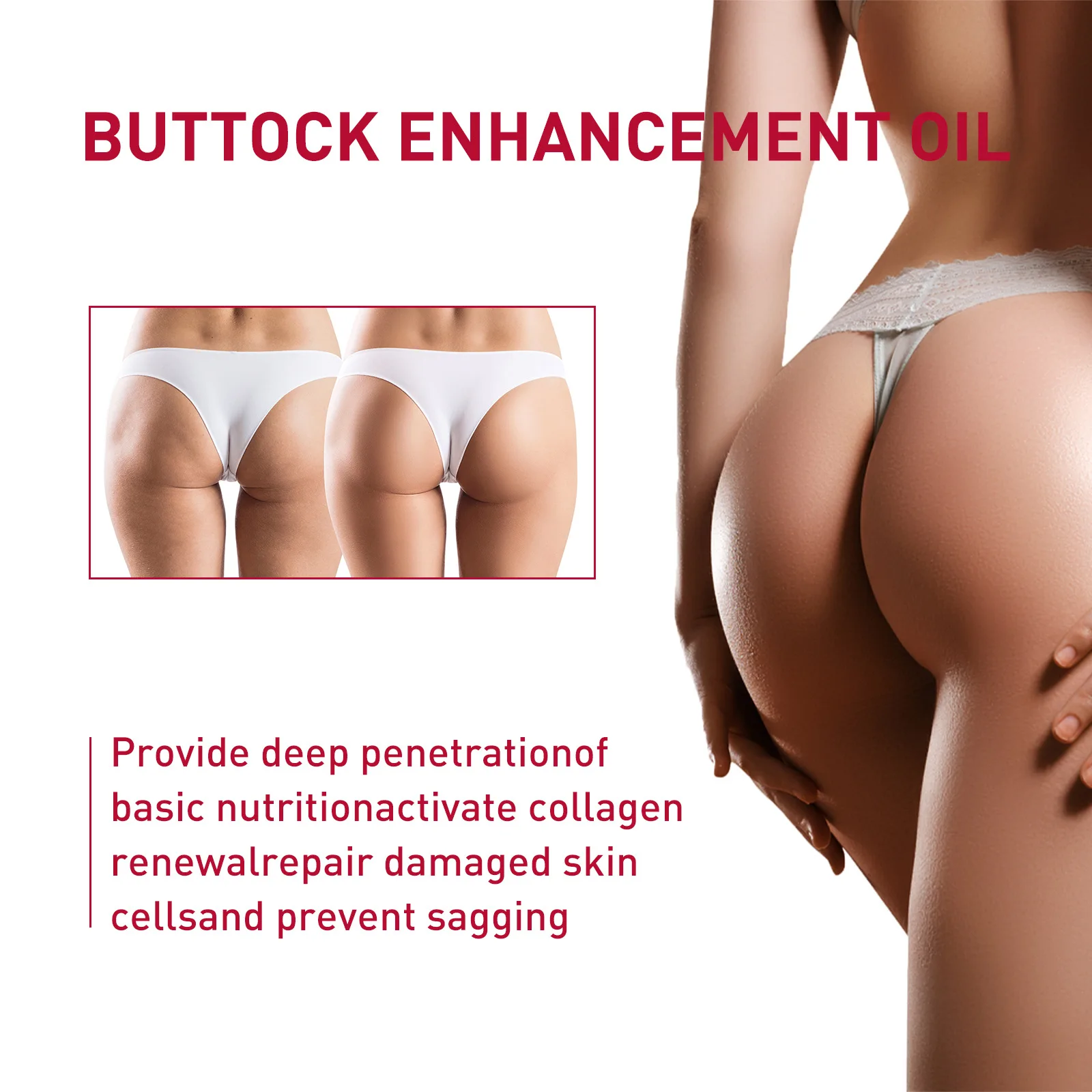 Big Ass Butt Enhancement Cream Hip Buttock Fast Growth Butt Enhancer Breast Enlargement Sexy Chest Body Care for Women-Chingo