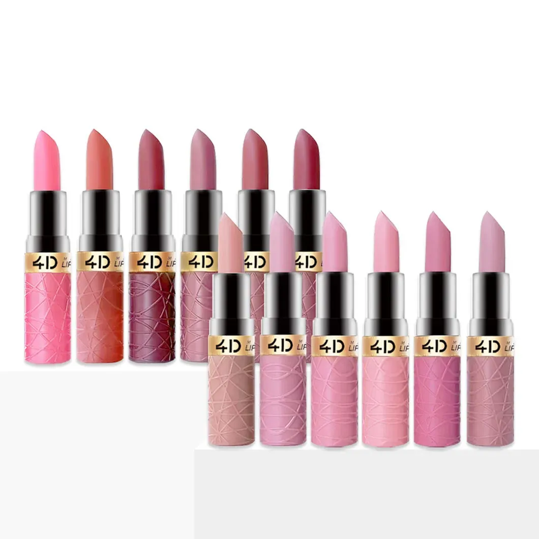 Best Seller Customize Logo 6 PCS 1 Set Matt Luxury Waterproof Lip Shades Lipstick Sets-Chingo