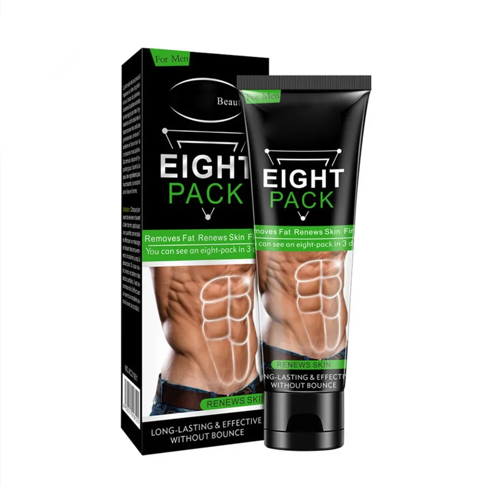 Men's weight loss eight-pack abs flat belly cream abdominal muscle abdomen body stomach waist slimming cream-Chingo