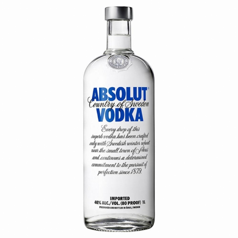 Absolut 80 Vodka （1.0L*3）