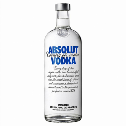 Absolut 80 Vodka （1.0L*3）