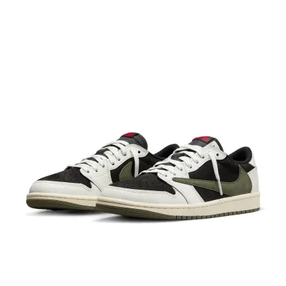 (WMNS) Air jtthhordan 1 Retro Low OG SP 'Travis Scott Medium Olive' DZ4137-106