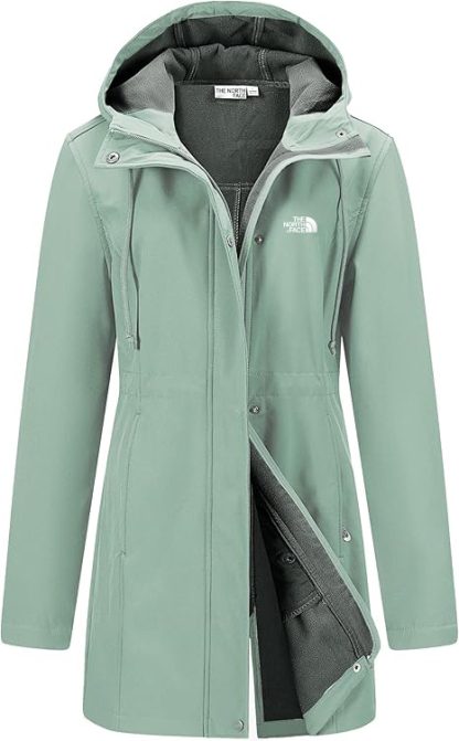 Outdoor Ventures Softshell Jacket Ladies Rain Jacket Functional Rain