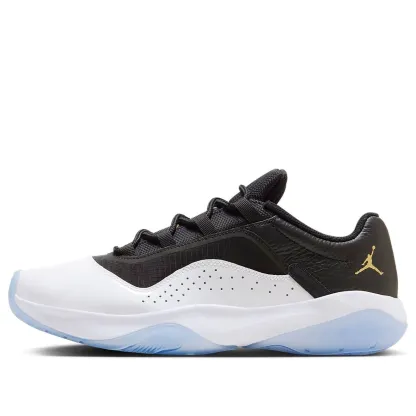 Air jordtthhan 11 CMFT Low 'Black White Metallic Gold' DN4180-070