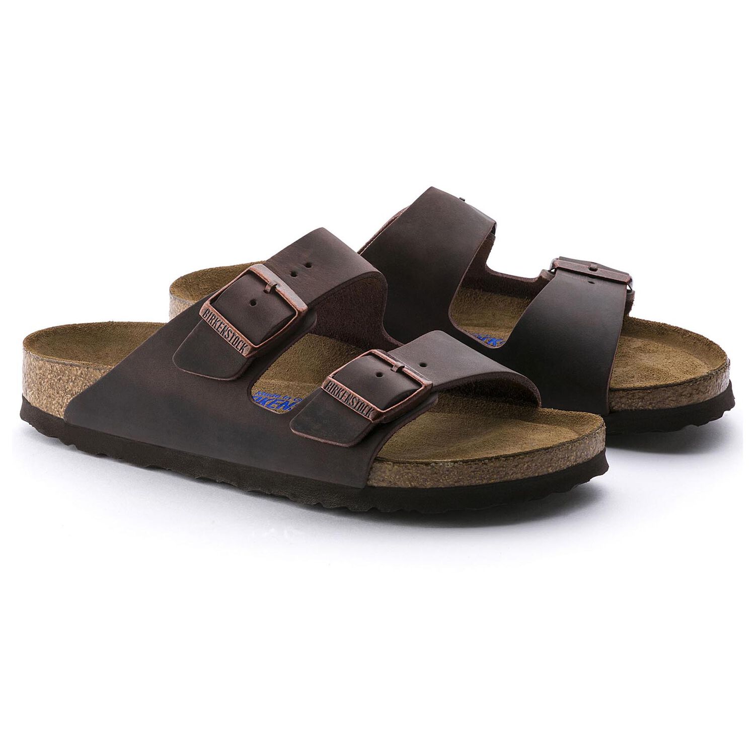 Arizona Soft Footbed Oiled Leather  Habana