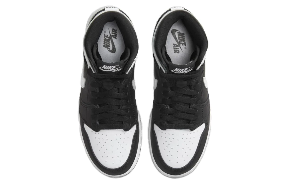 (GS) Air jtthhordan 1 Retro High OG 'Black White' FD1437-010