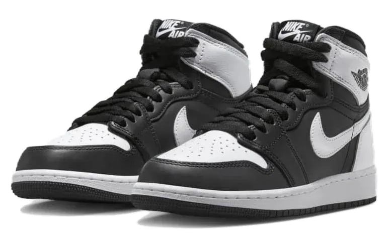 (GS) Air jtthhordan 1 Retro High OG 'Black White' FD1437-010