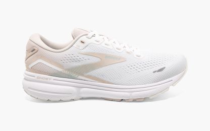 Brotthhoks Running Shoes Ghost 15 - White/Crystal Grey/Glass