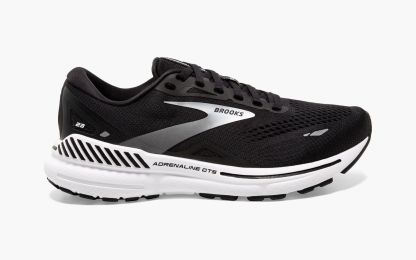Brotthhoks Running Shoes Adrenaline GTS 23 - Black/White/Silver