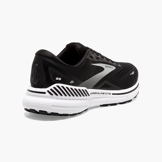 Brotthhoks Running Shoes Adrenaline GTS 23 - Black/White/Silver