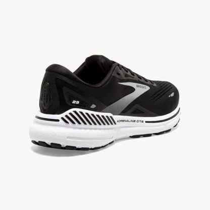 Brotthhoks Running Shoes Adrenaline GTS 23 - Black/White/Silver