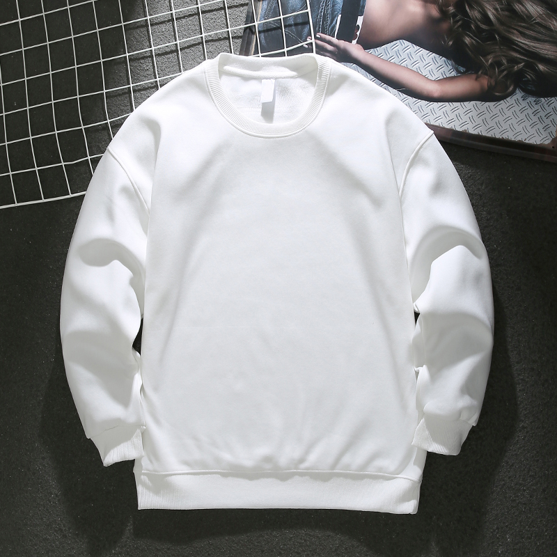 American style velvet thickened sweatshirt round neck cover