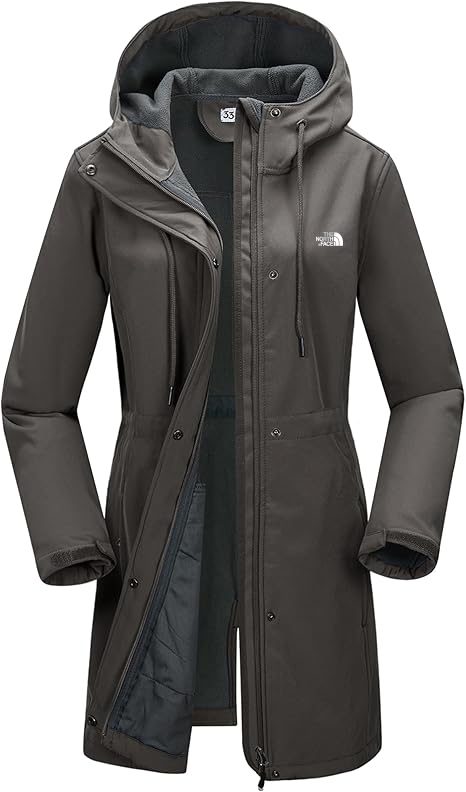 Women’s Lightweight Softshell Jacket with Hood Waterproof Ladies Functional Jacket