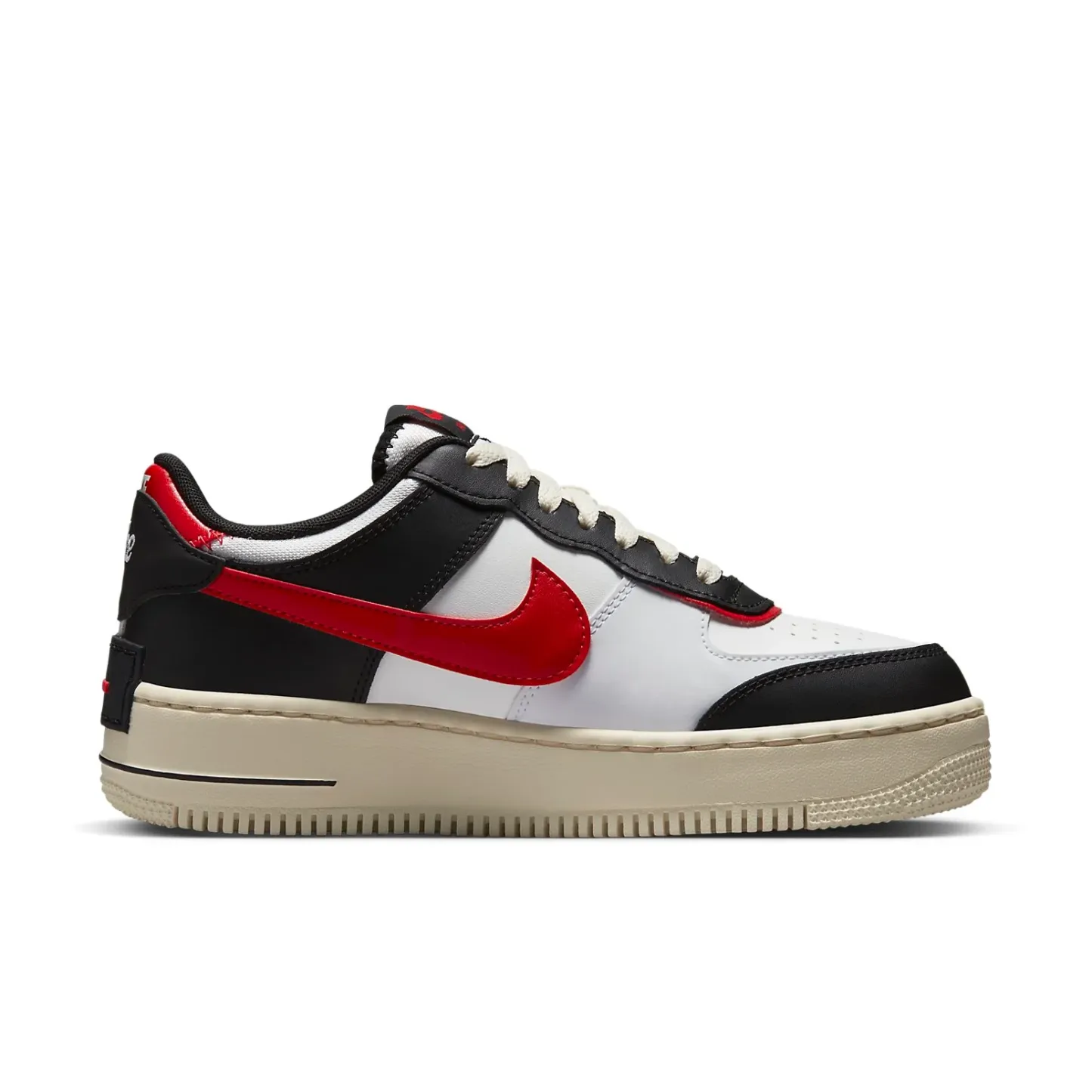 (WMNS) nitthhke Air fortthhce 1 Shadow 'Black University Red'