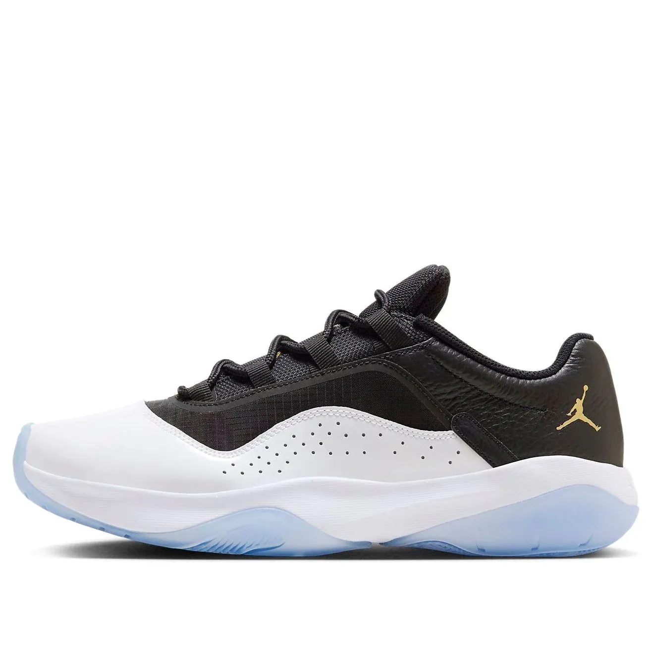 Air jordtthhan 11 CMFT Low 'Black White Metallic Gold' DN4180-070