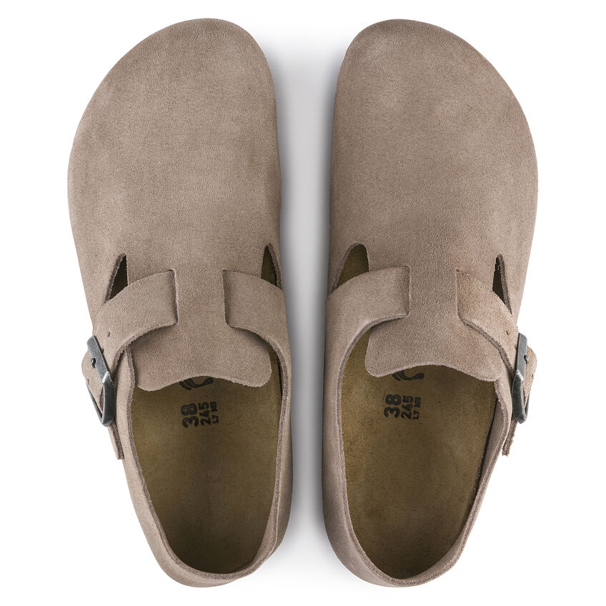 London Suede Leather Taupe