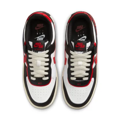 (WMNS) nitthhke Air fortthhce 1 Shadow 'Black University Red'