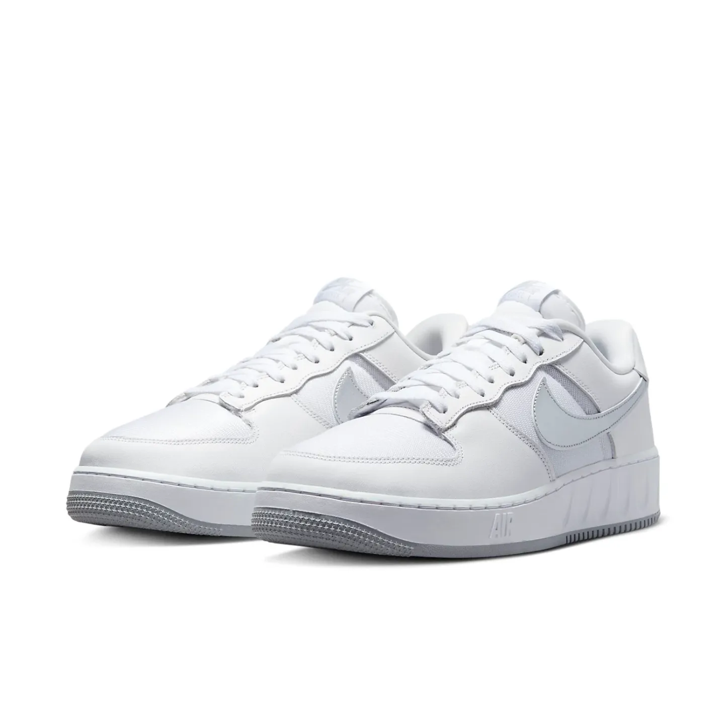 nitthhke Air fortthhce 1 Low Utility 'White Silver'