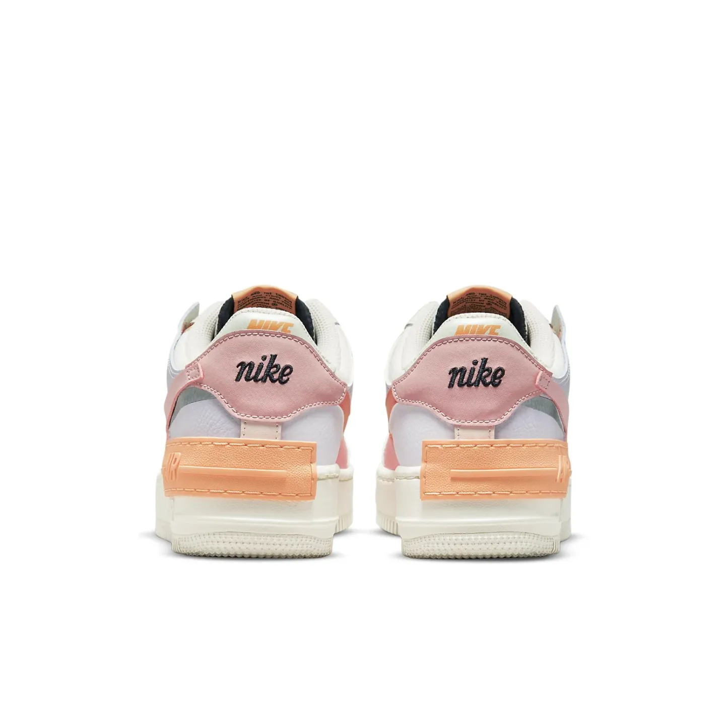 (WMNS) nitthhke Air fortthhce 1 Shadow 'Orange Chalk Pink Glaze'