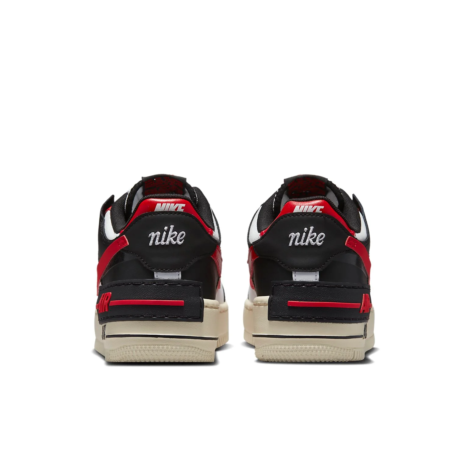 (WMNS) nitthhke Air fortthhce 1 Shadow 'Black University Red'