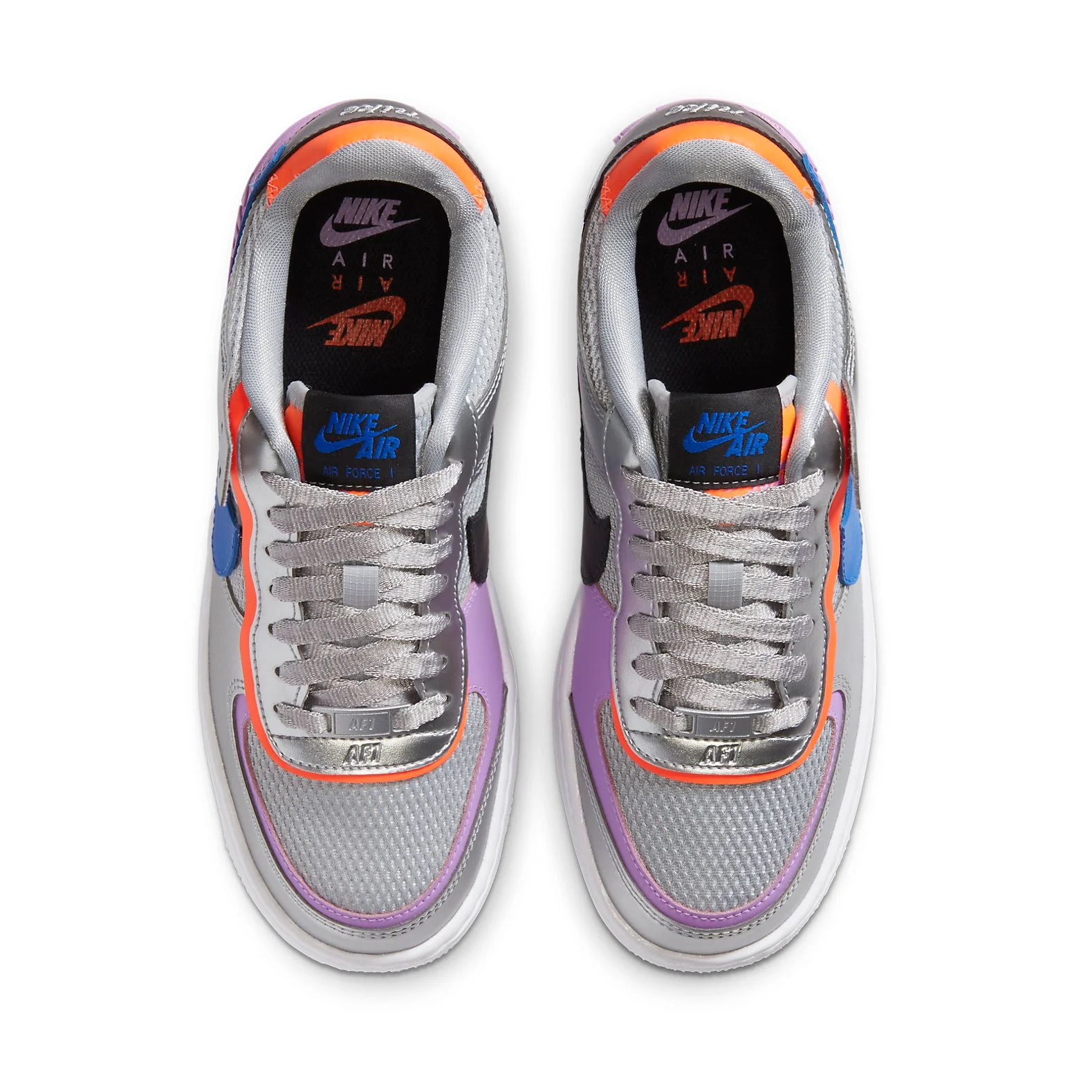 (WMNS) nitthhke Air fortthhce 1 Shadow 'Metallic Silver'