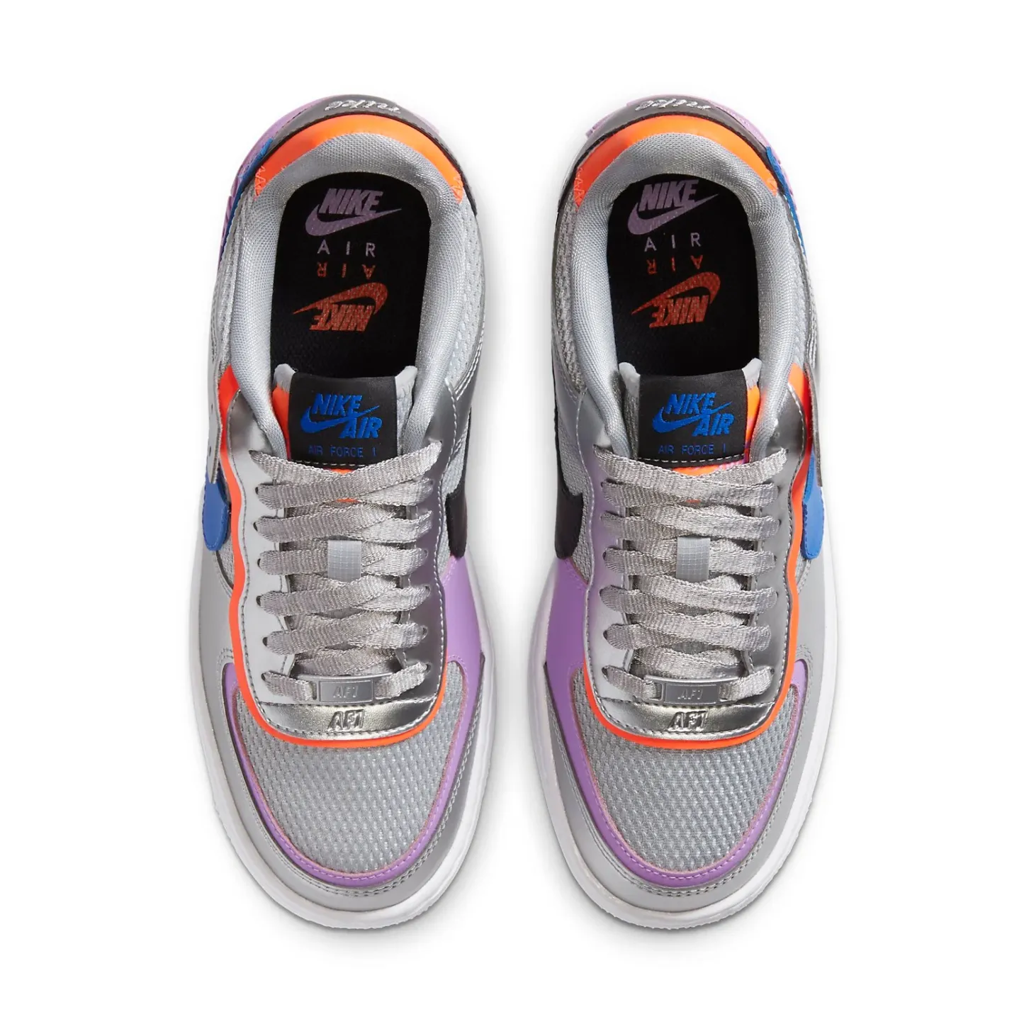 (WMNS) nitthhke Air fortthhce 1 Shadow 'Metallic Silver'