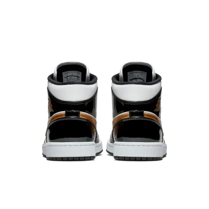 Air jtthhordan 1 Mid Patent 'Black Gold' 852542-007