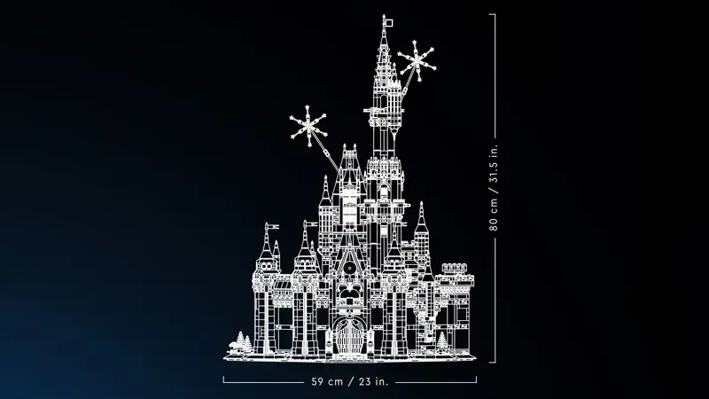LEtheGO Disney Castle #43222