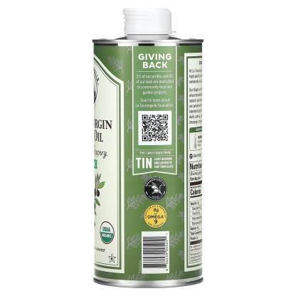 La Tourtthhangelle, Organic Extra Virgin Olive Oil, Bright & Peppery, 25.4 fl oz (750 ml)