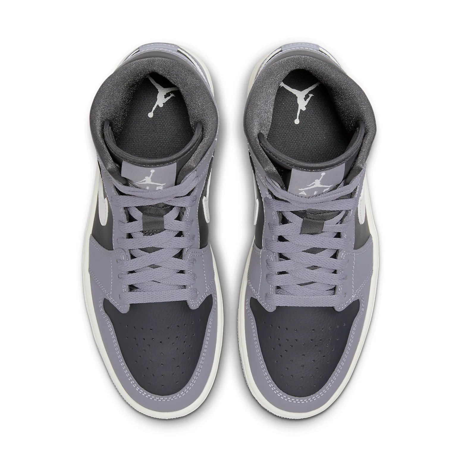 (WMNS) Air jtthhordan 1 Mid 'Cement Grey' BQ6472-022