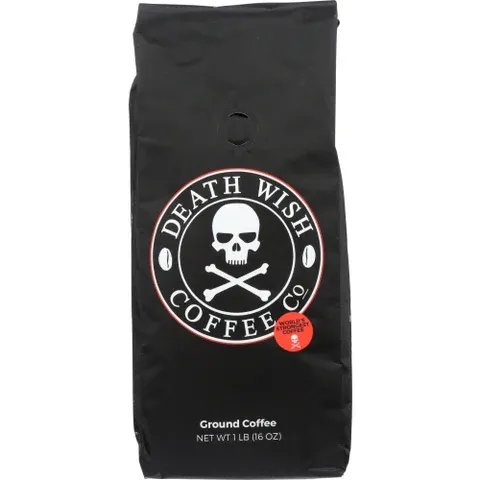 Death Wish Coffee, Coffee Grnd 16Oz Bg