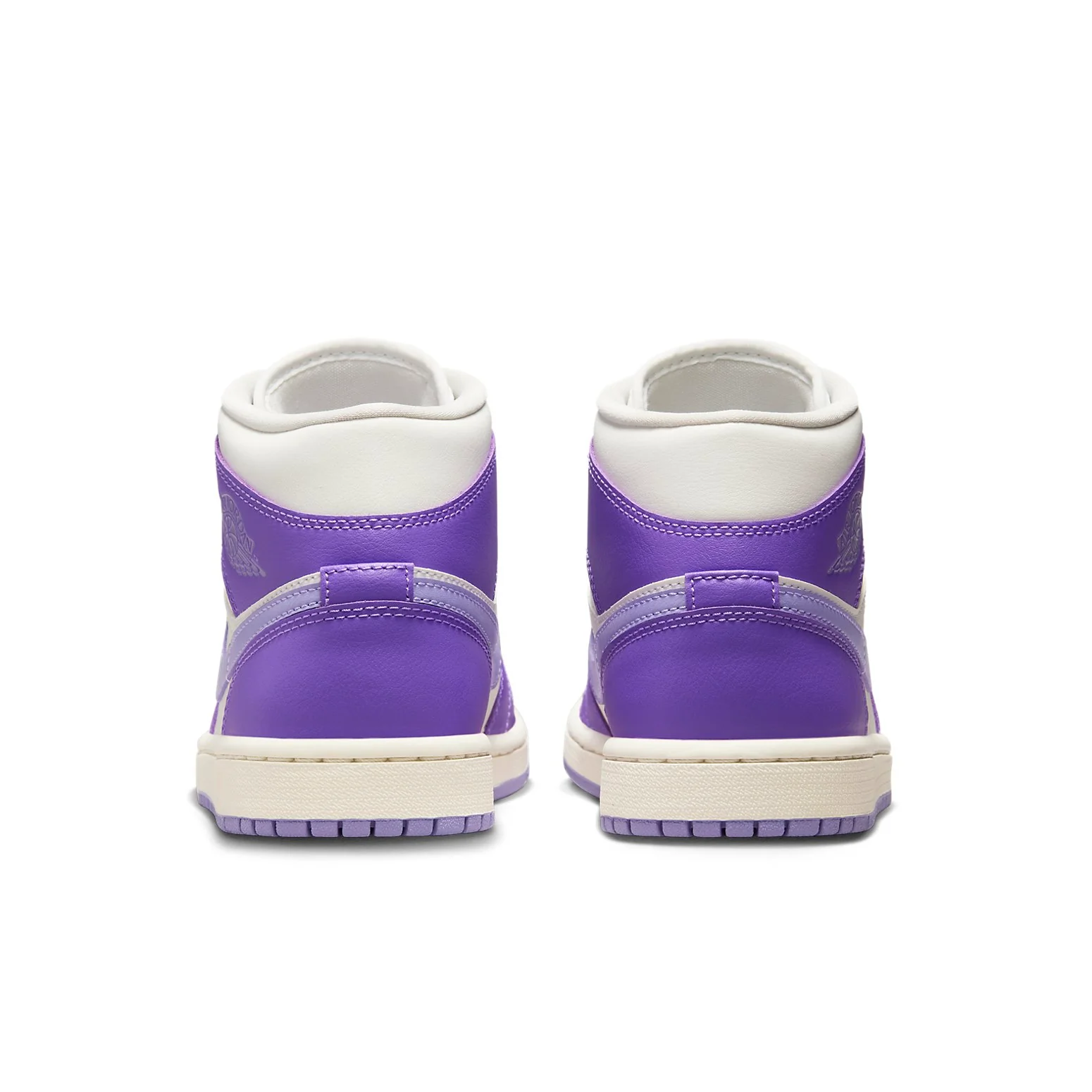 (WMNS) Air jtthhordan 1 Mid 'Purple White' BQ6472-504