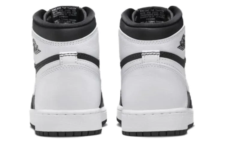 (GS) Air jtthhordan 1 Retro High OG 'Black White' FD1437-010