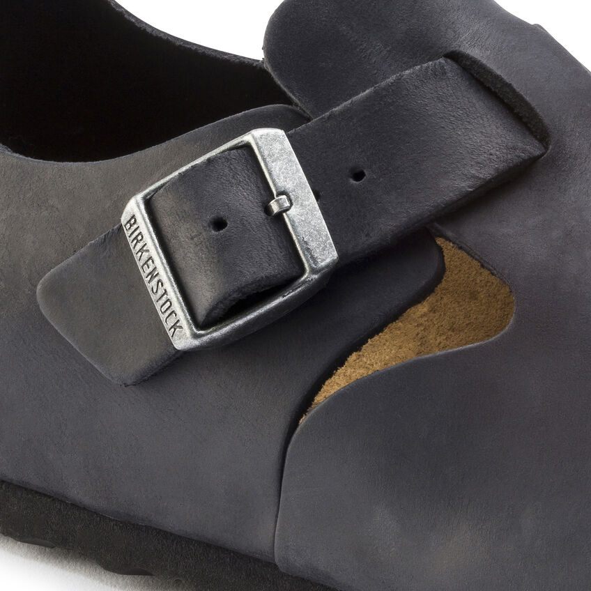 London Oiled Leather Black