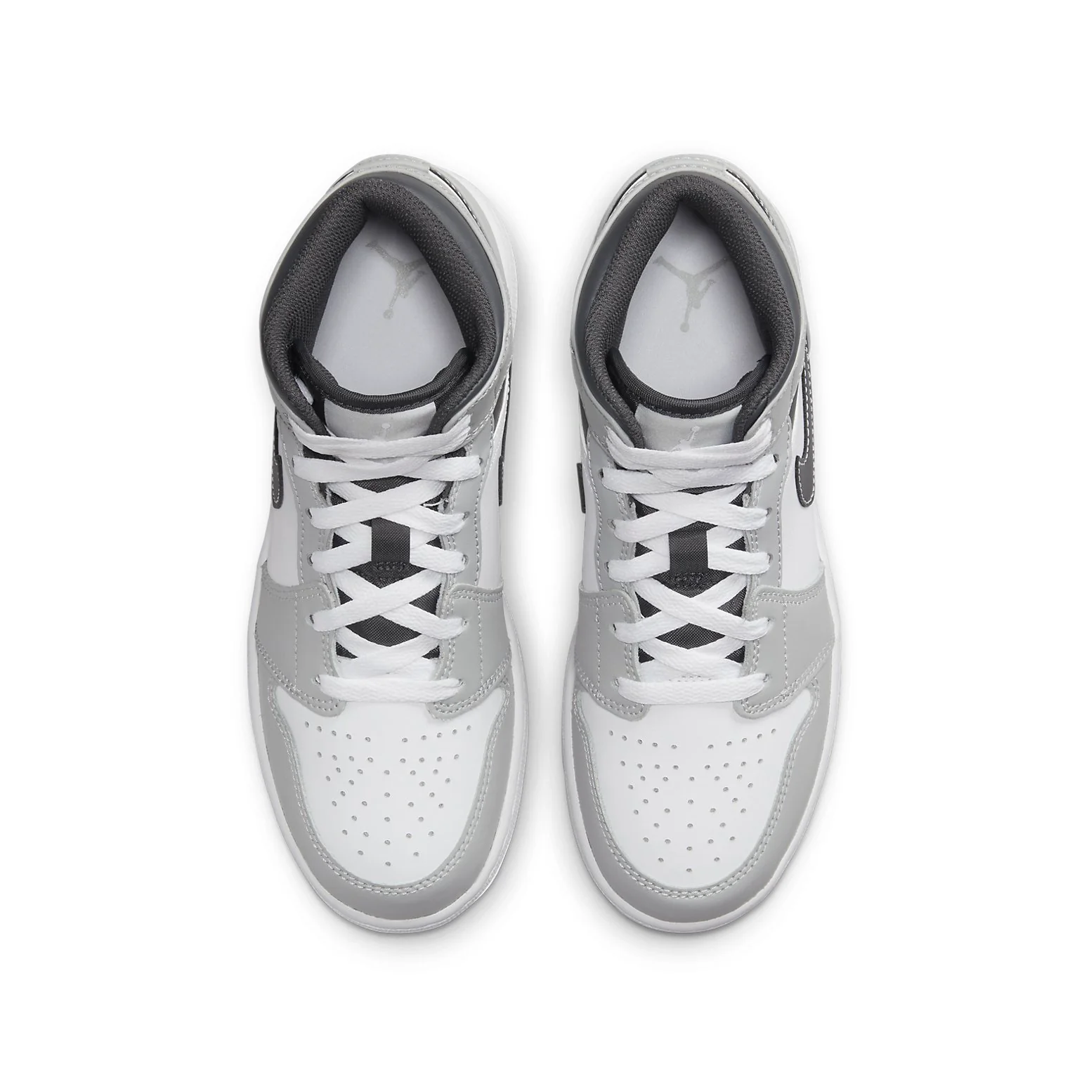 (GS) Air jtthhordan 1 Mid 'Light Smoke Grey' 554725-078