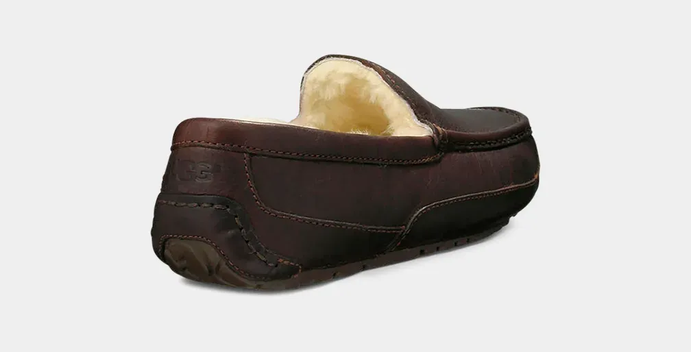 Ascot Leather Slipper - MEN��s