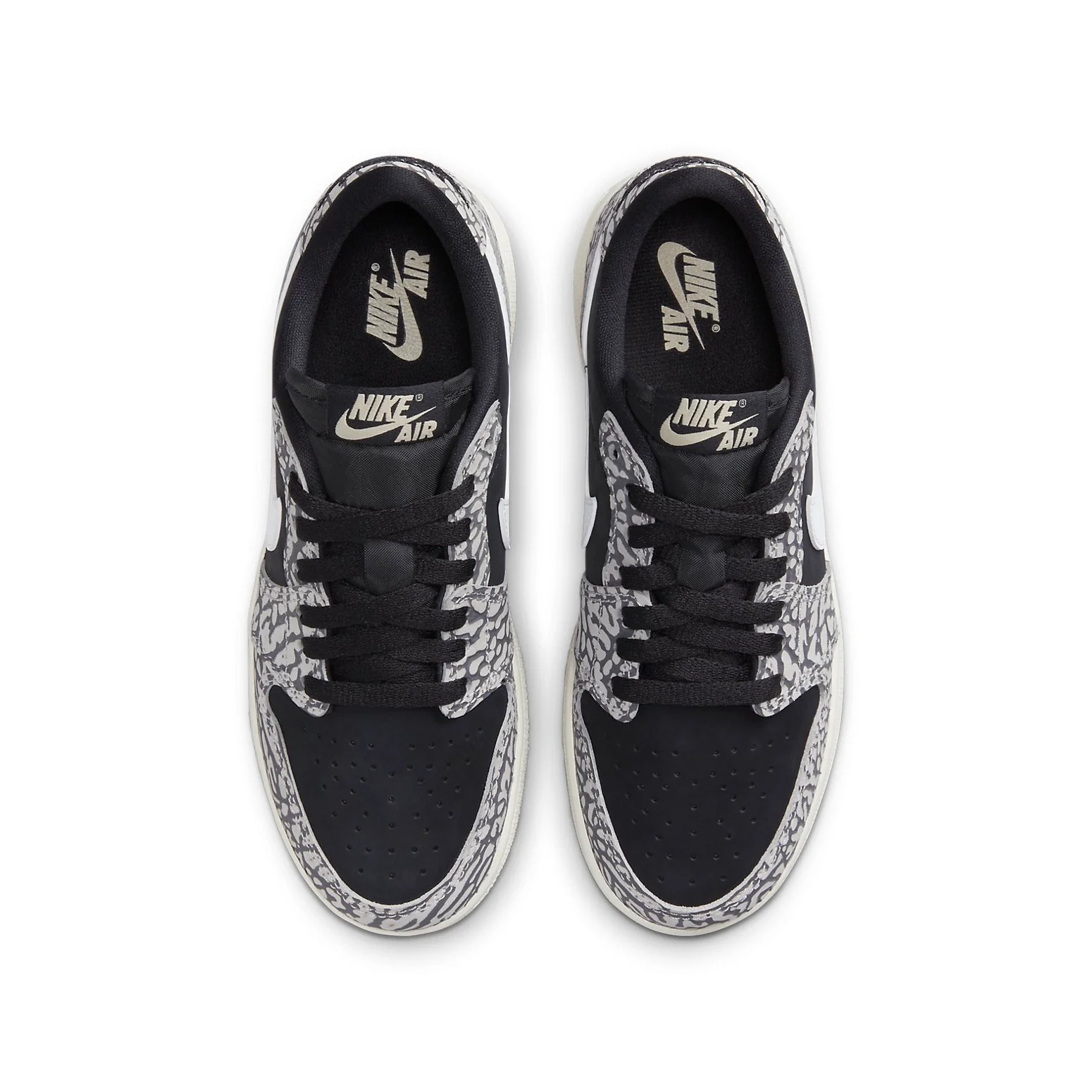 (GS) Air jtthhordan 1 Retro Low OG 'Black Cement' CZ0858-001